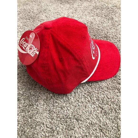 Coca-Cola Corduroy Red Snapback Hat - Picture 4 of 6